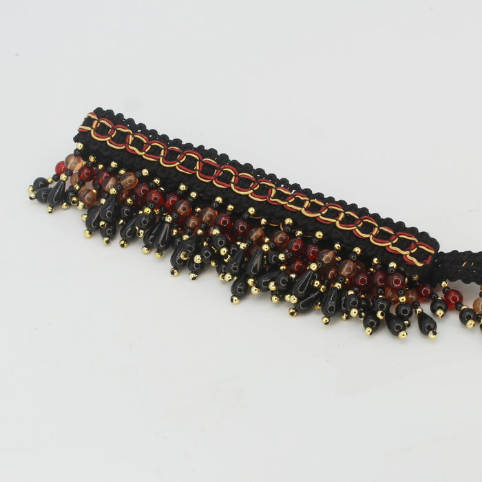 Elegant Contrast Lace Beads