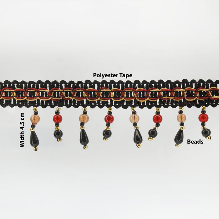 Elegant Contrast Lace Beads
