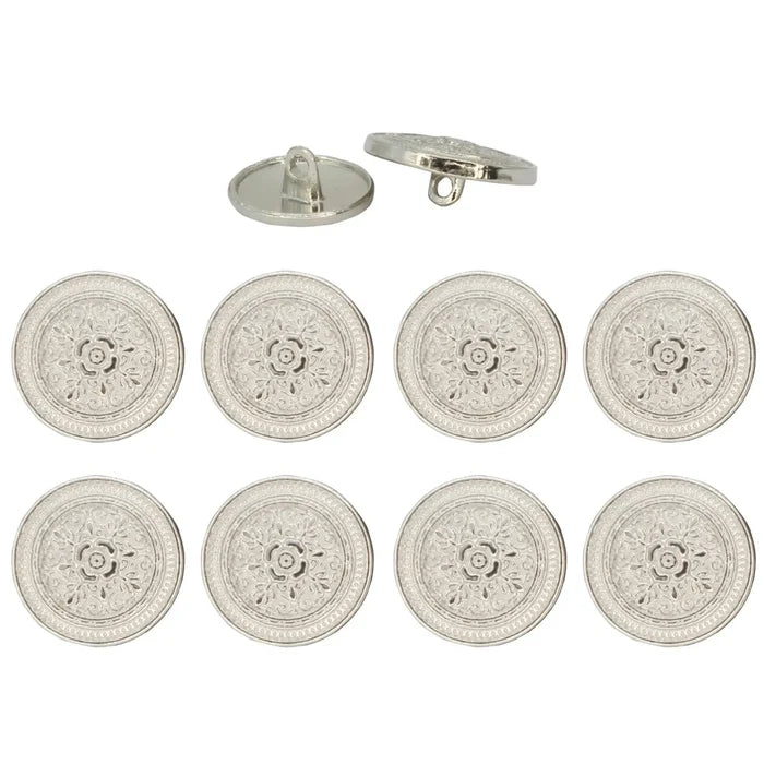 Elegant Design Metal Buttons | 18mm (28L) & 21mm (34L)