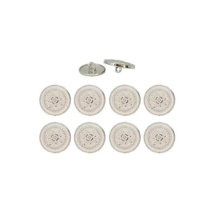 Elegant Design Metal Buttons | 18mm (28L) & 21mm (34L)