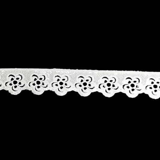 Elegant Floral chakra sequins Lace | 2 Meter