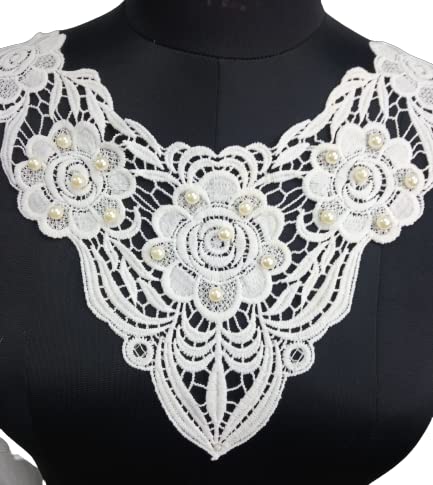 Ani Accessories soft fabric dyeable neckline patch ideal for designers, tailors and DIY ethnic fashion projects today!