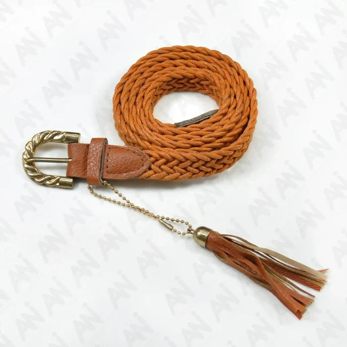 Elegant Macrame Braided Belt