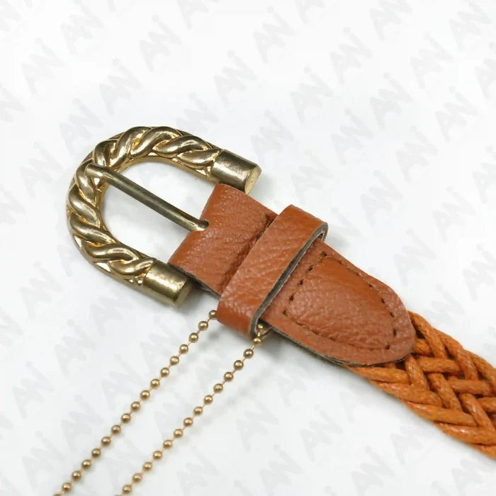 Elegant Macrame Braided Belt