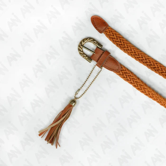 Elegant Macrame Braided Belt