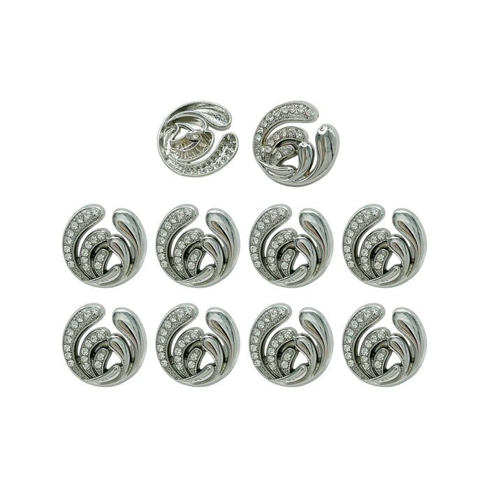 Luxury Wave / Silver / 15mm(24L)