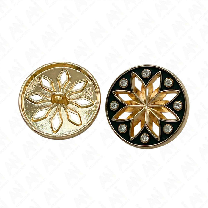 Elegant Star Metal Buttons | 18mm(28L), 20mm(32L) & 23mm(36L)