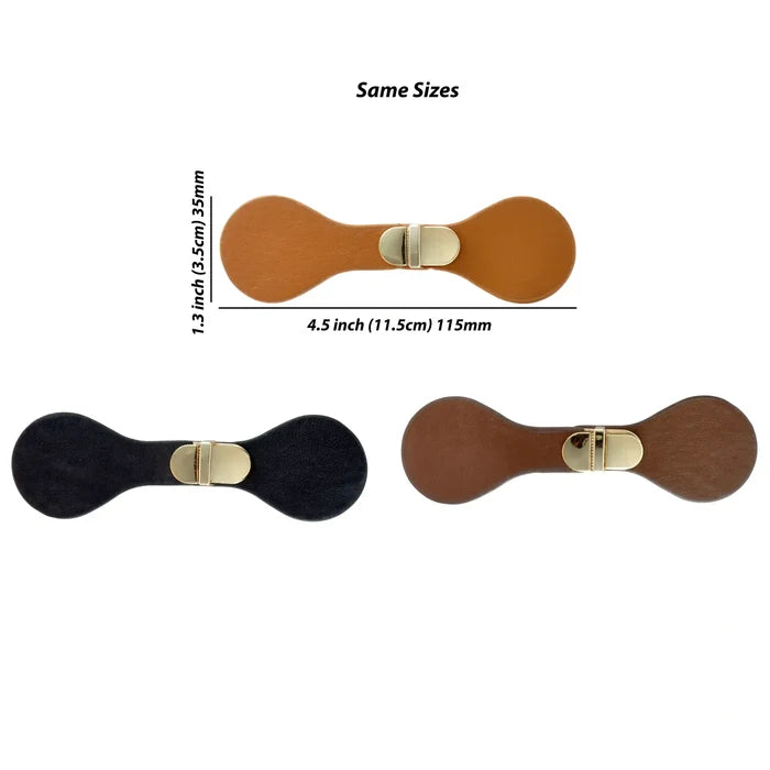 Elegant Toggle Hook Buckles | 2 Pair