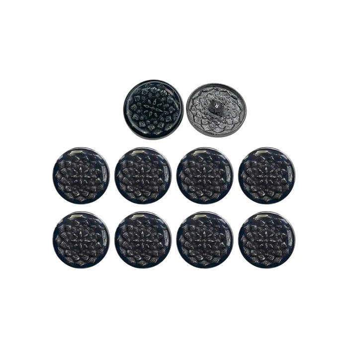 Embossed Inspire Metal Button | 18mm(28L) & 21mm(34L)