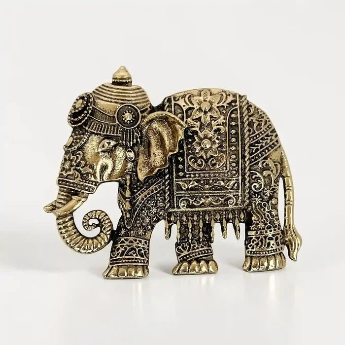 Embossed Royal Elephant Brooch