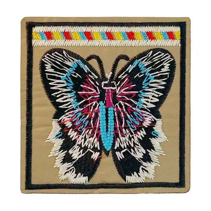 Embroidered Butterfly Patch