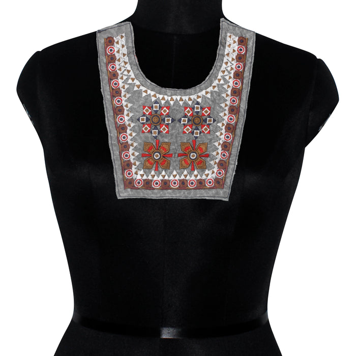 Embroidered Eden Style Ethnic Neckline