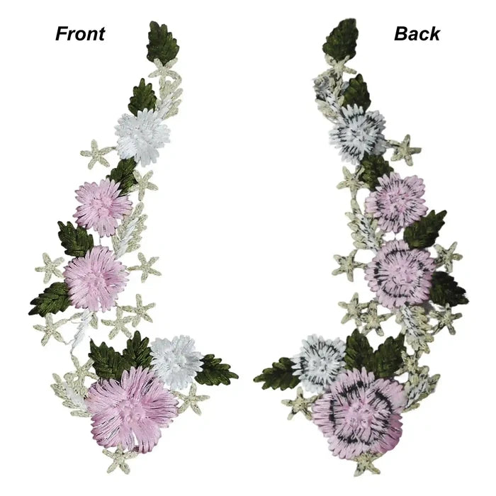 Embroidered Floral Applique