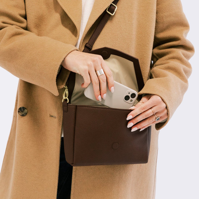 Espresso Classic Crossbody - Babies in Bloom