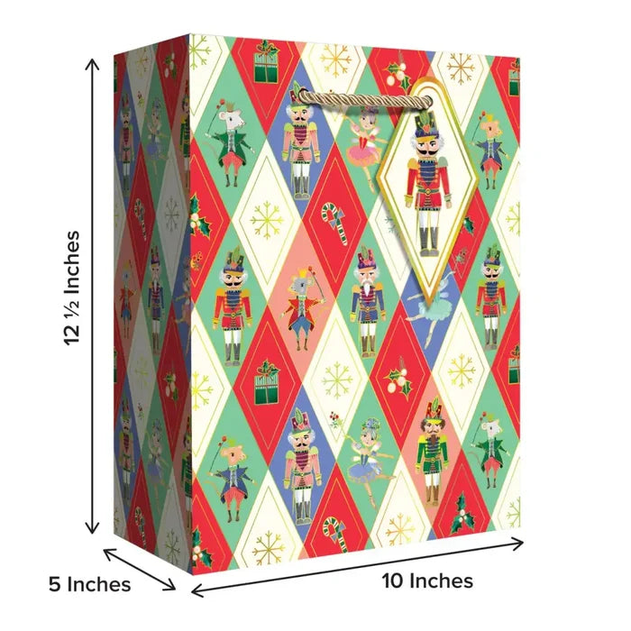 Euro Tote - Large Tote - Harlequin Nutcracker