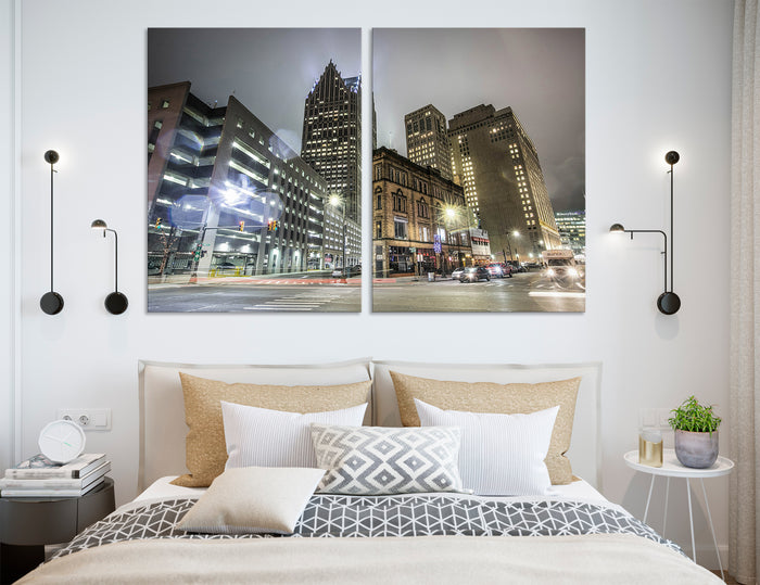 Evening Detroit Canvas Print #9075