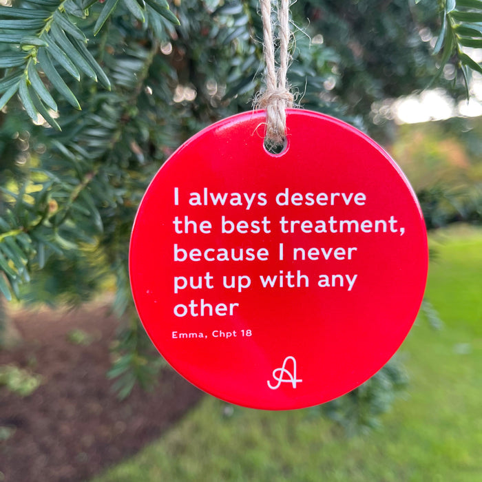 Exclusive Ceramic Quote Decoration