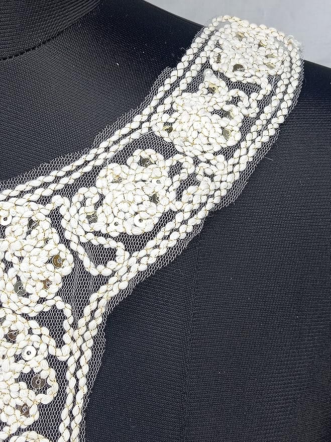 Ani Accessories elegant rope style round neckline adding a premium handcrafted touch to women’s fashion