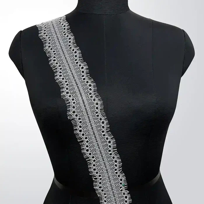 Eyelet Scallop Eyelash Lace Trim