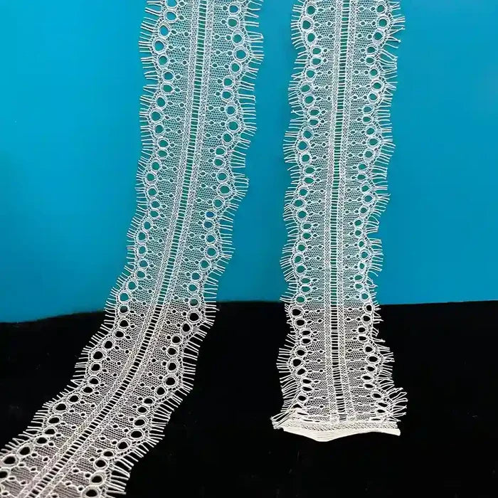 Eyelet Scallop Eyelash Lace Trim