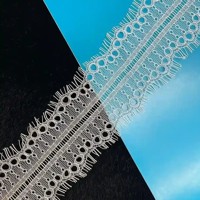 Eyelet Scallop Eyelash Lace Trim