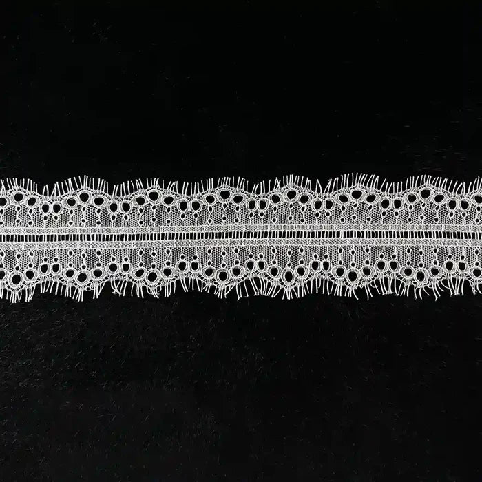 Eyelet Scallop Eyelash Lace Trim
