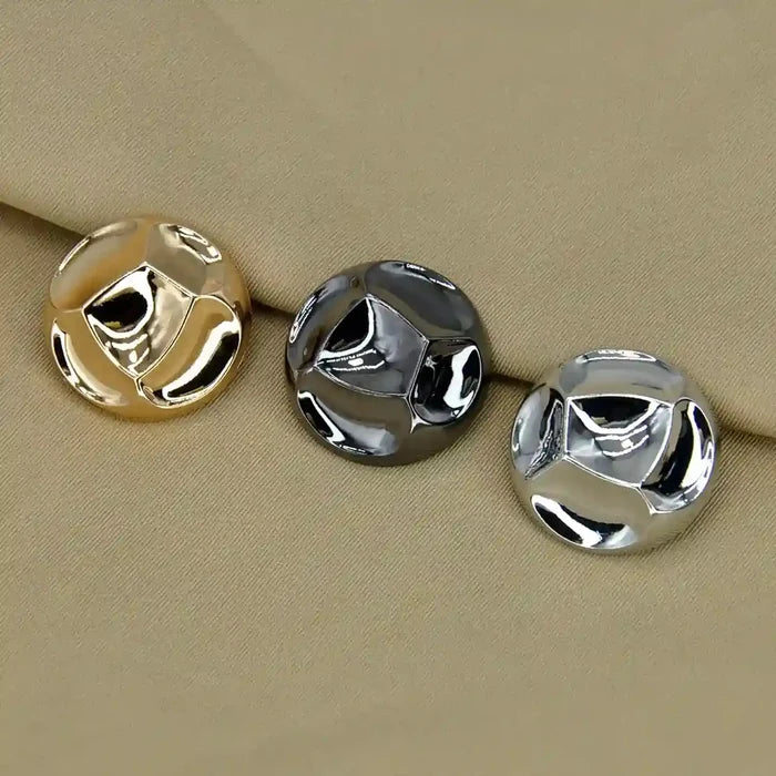 Faceted Domed Button | 15mm(24L), 18mm(28L) & 23mm(36L)