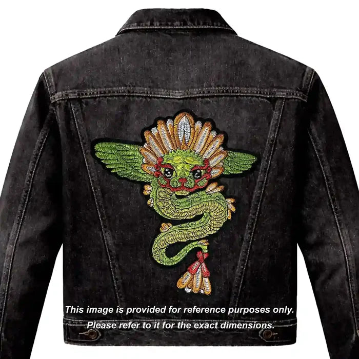 Feathered Dragon Motif Hot-Fix Patch