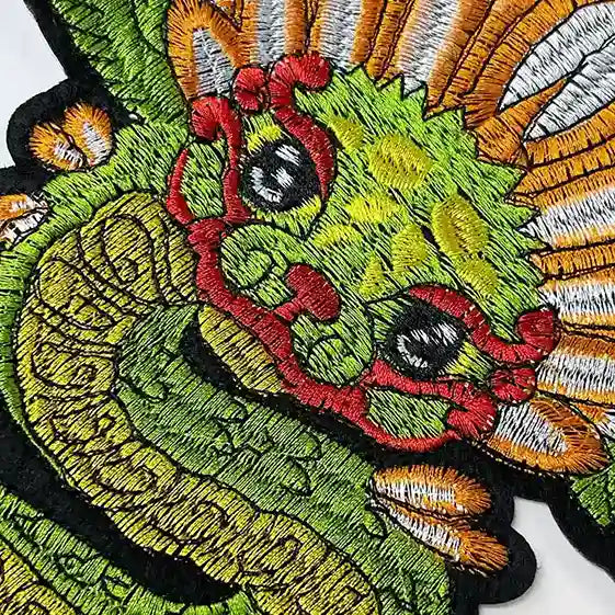Feathered Dragon Motif Hot-Fix Patch