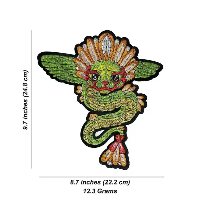 Feathered Dragon Motif Hot-Fix Patch