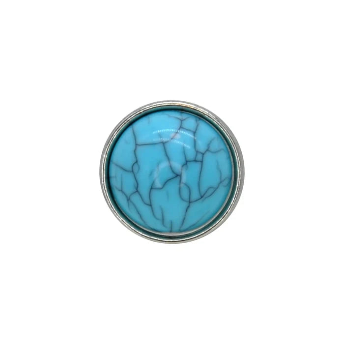 Feroza Turquoise Stone Button | 13mm(20L) & 15mm(24L)