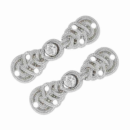 Filigree Hook and Eye Closure | 4 Pair