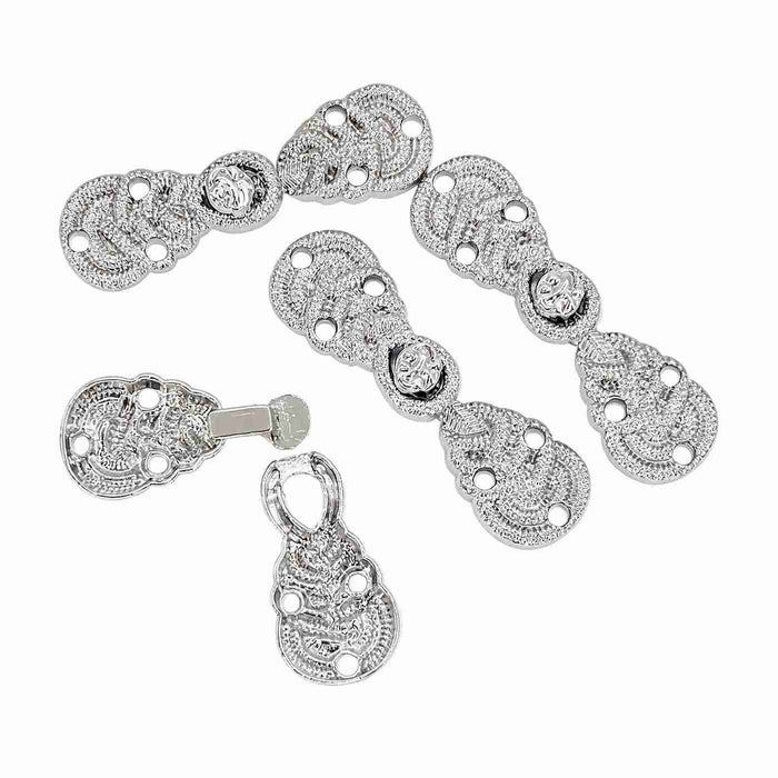 Filigree Hook and Eye Closure | 4 Pair