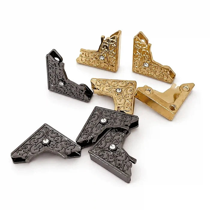 Filigree Rhinestone Collar Tip