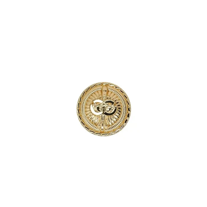 Fleur-de-Lis Medallion Button | 15mm(24L), 18mm(28L) & 23mm(36L)