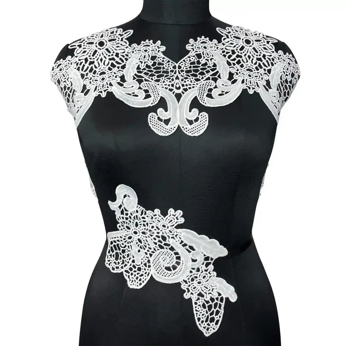 Floral Baroque Bodice Lace Yoke