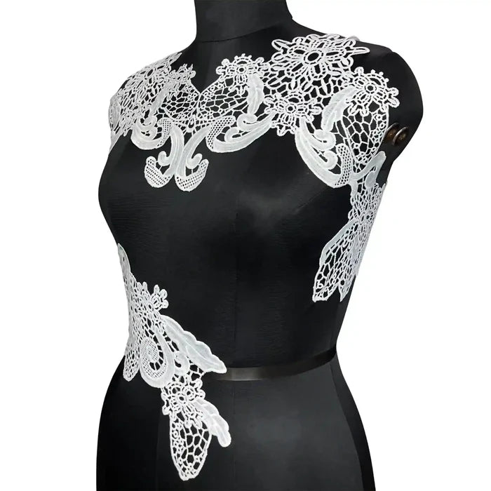 Floral Baroque Bodice Lace Yoke