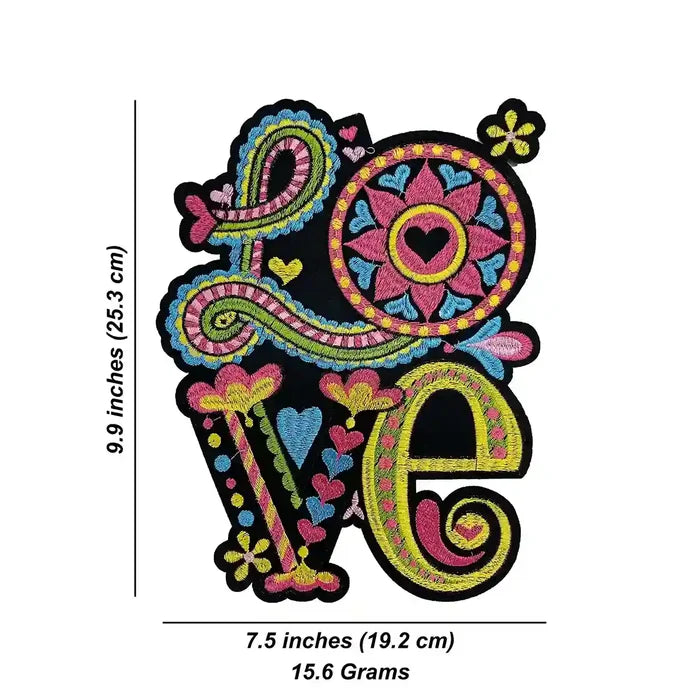 Floral Butterfly Skull Hot-Fix Patch