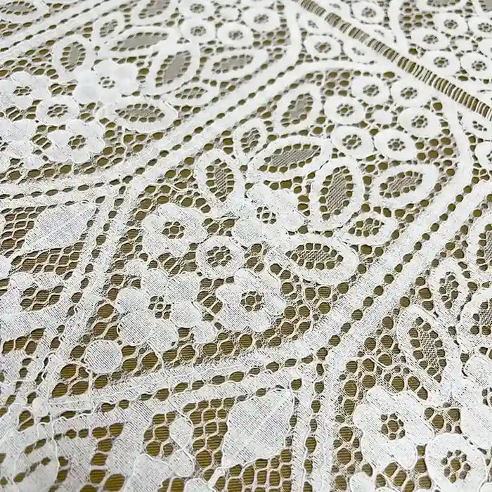 Ani Accessories scalloped edge floral Chantilly lace fabric 22 inch for dresses and luxury styling