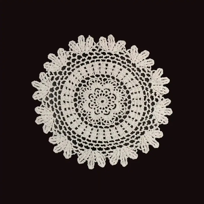 Floral Crochet Cotton Sew Patch
