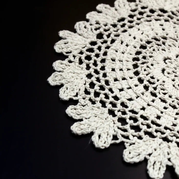 Floral Crochet Cotton Sew Patch