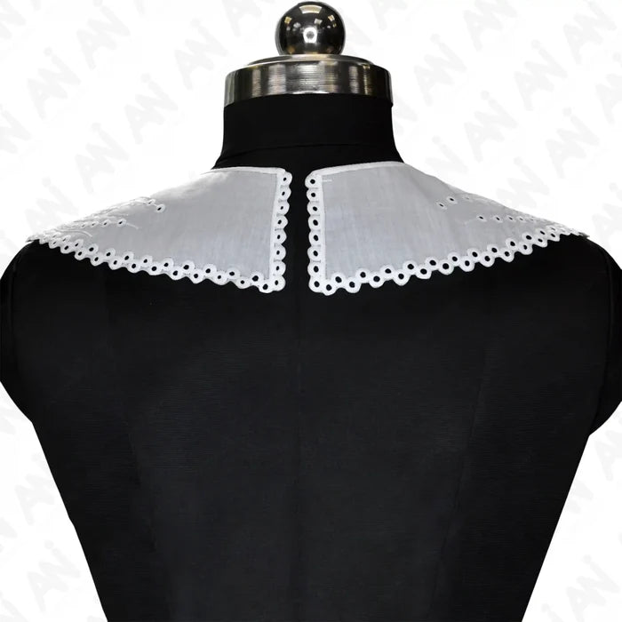 Ani Accessories floral cutwork neckline collar patch with intricate embroidery for gowns, blouses and ethnic outfits