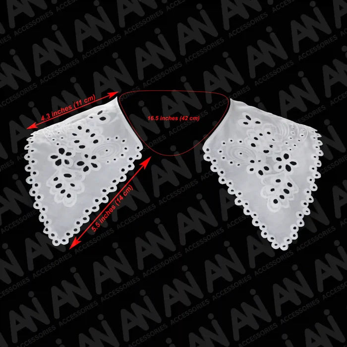 Ani Accessories premium floral cutwork neck collar applique for women dresses, kurtis and bridal fashion styling