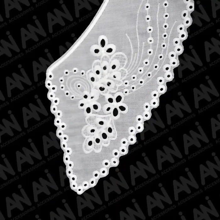 Ani Accessories stylish floral cutwork neck collar applique for dresses, tops and festive occasion wear