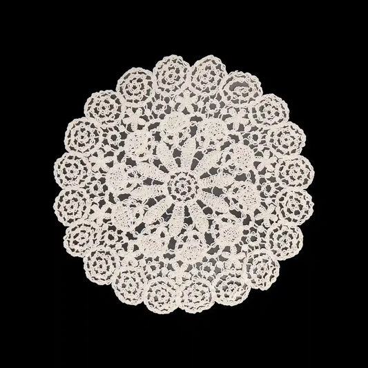 Floral Lace Appliqué Crochet Cotton Sew Patch