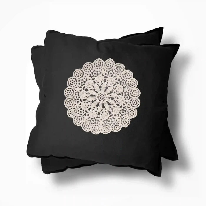 Floral Lace Appliqué Crochet Cotton Sew Patch