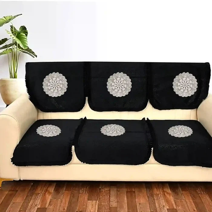 Floral Lace Appliqué Crochet Cotton Sew Patch