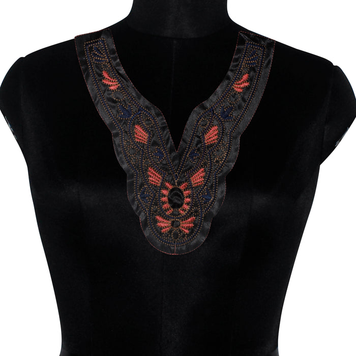 Floral Mesh Round Sweetheart Neckline