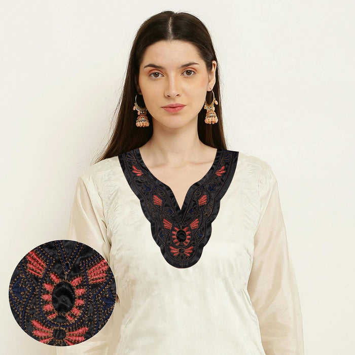 Floral Mesh Round Sweetheart Neckline