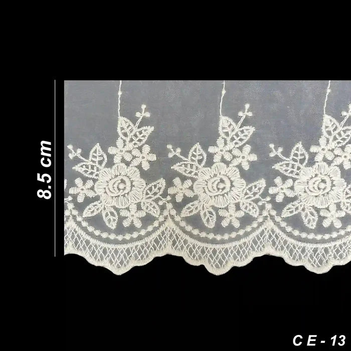 Floral Organza Lace | 2 Meters | SKU-CE-13